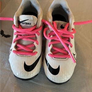 Nike Kids Sneakers - White and Pink